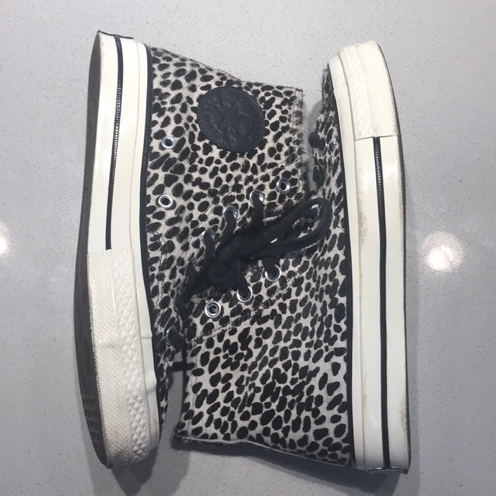 Converse pony hair sneakers! Size 6.5